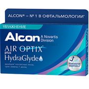 Air Optix plus HydraGlyde ,3 шт. 